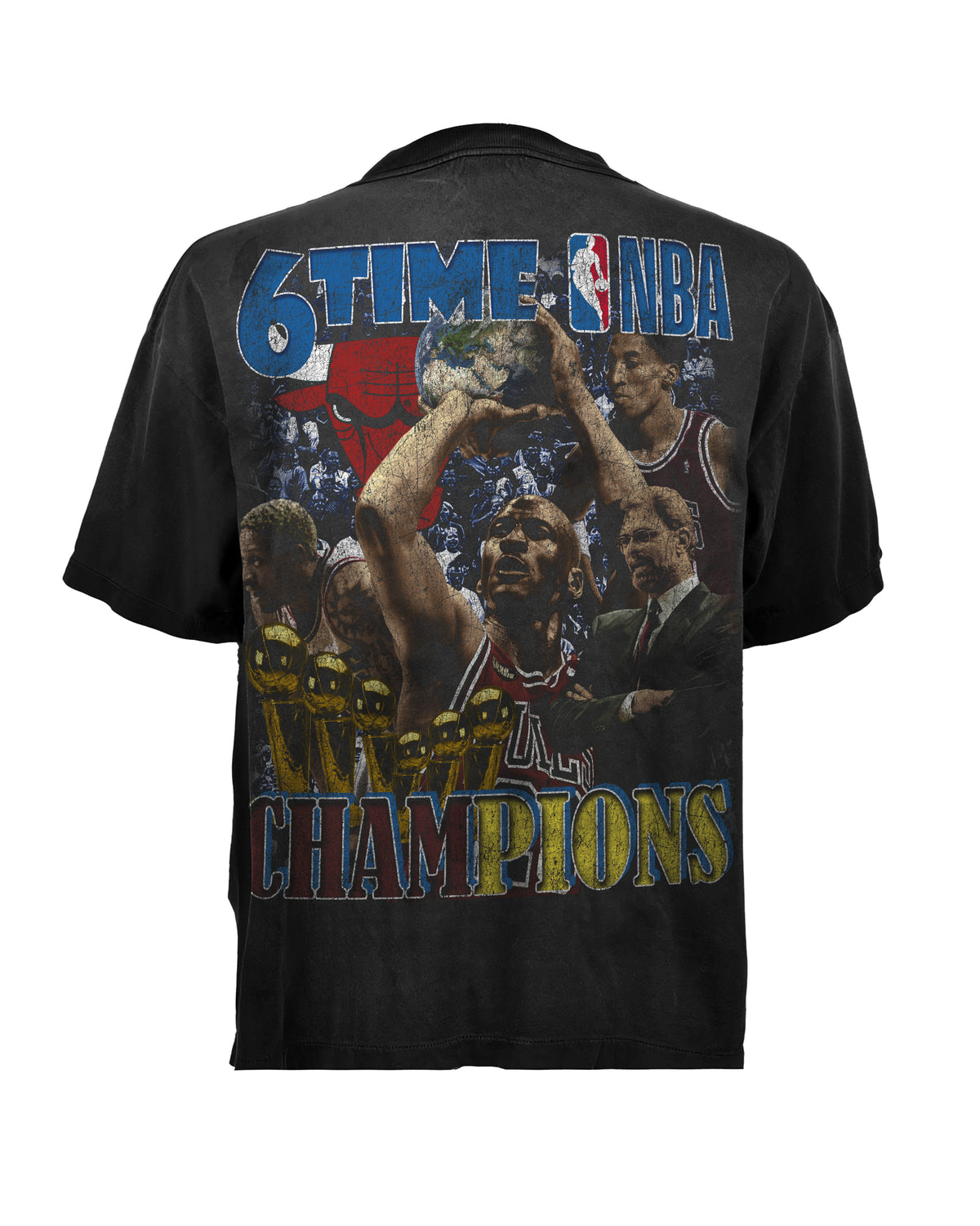 Chicago Bulls 6x World Champions Bootleg Raptee — back