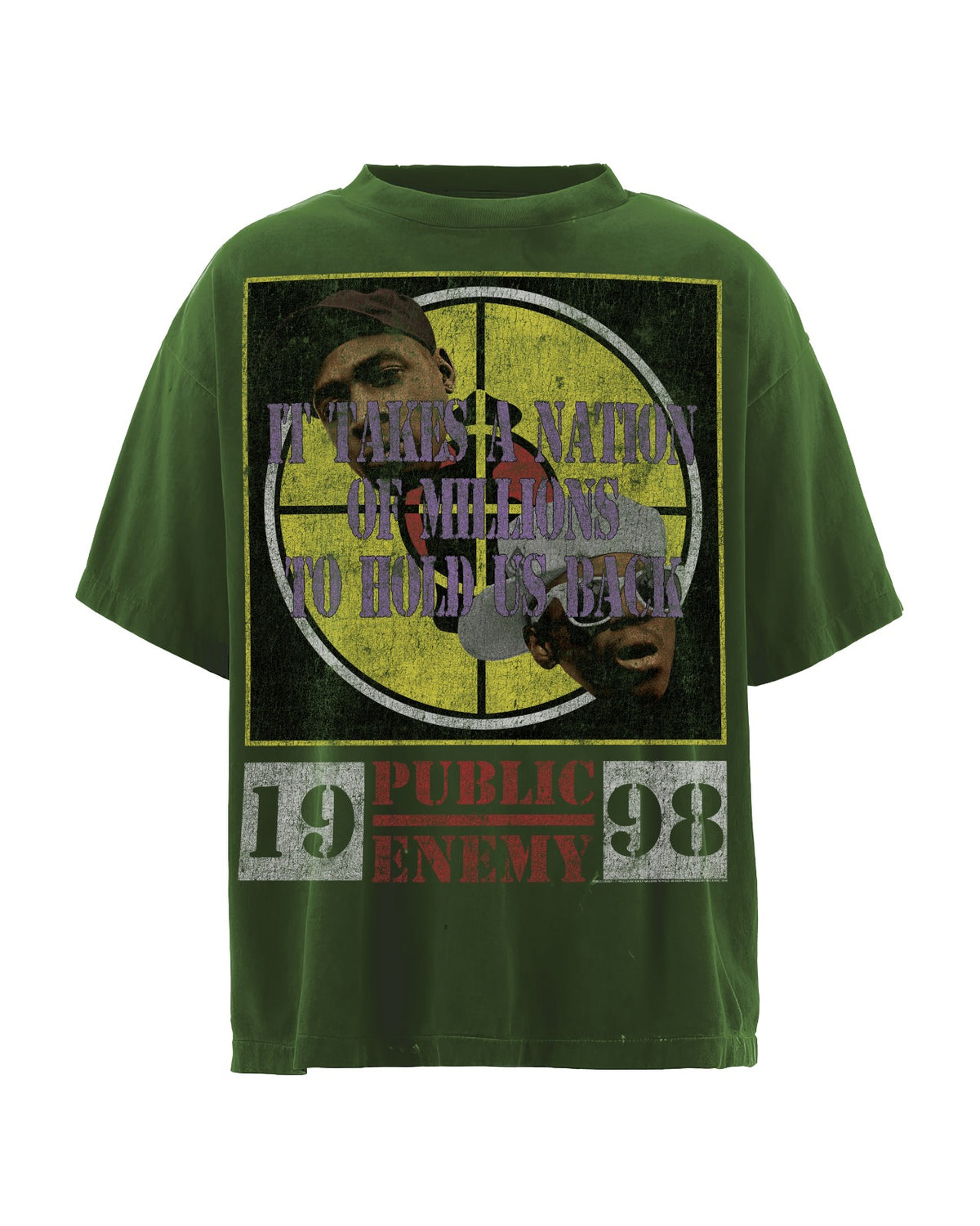 Public Enemy ITANOMTHUB Bootleg Raptee (DISTRESSED)